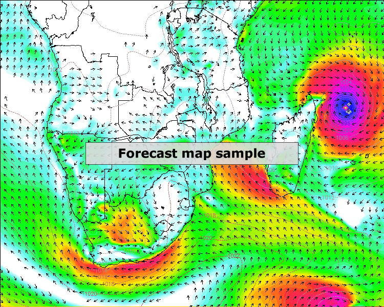 forecast map