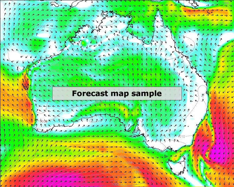 forecast map