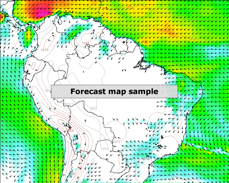 forecast map