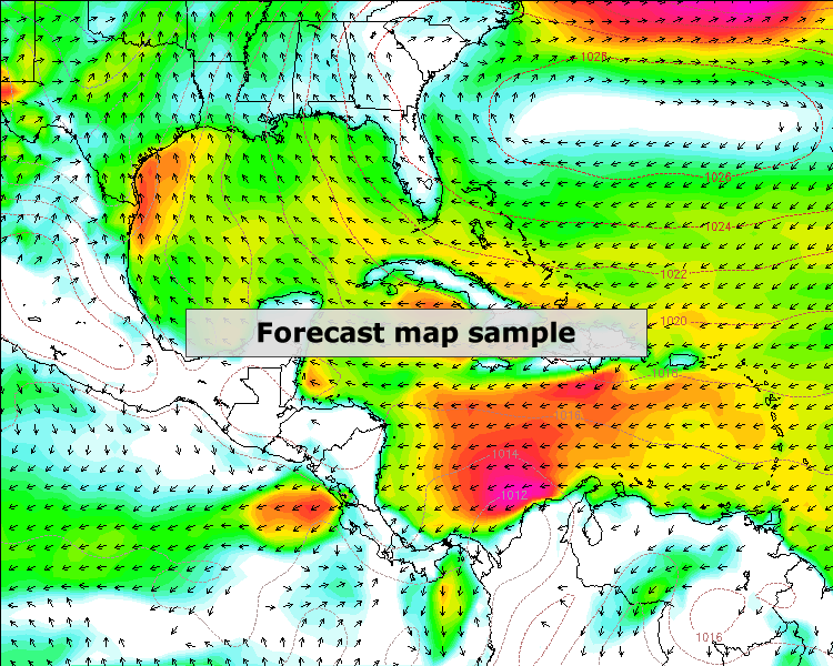 forecast map