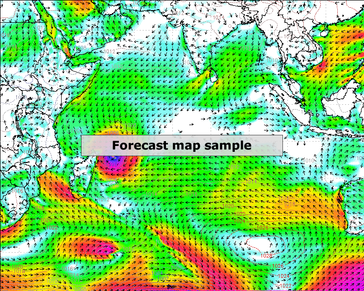 forecast map