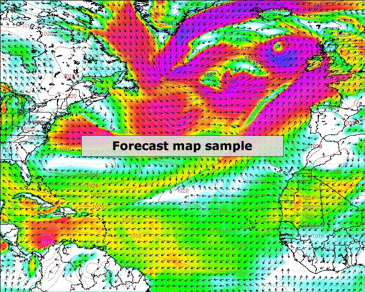 forecast map