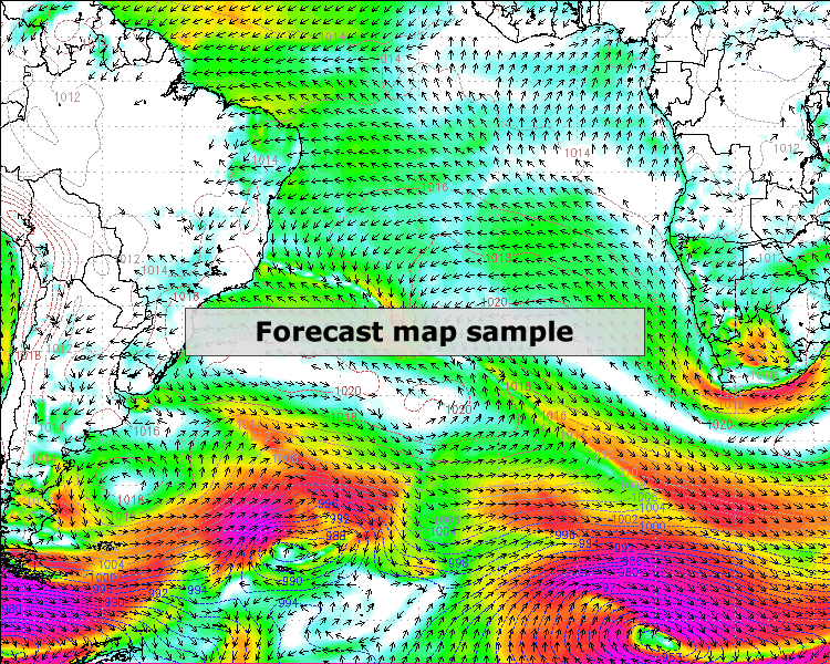 forecast map