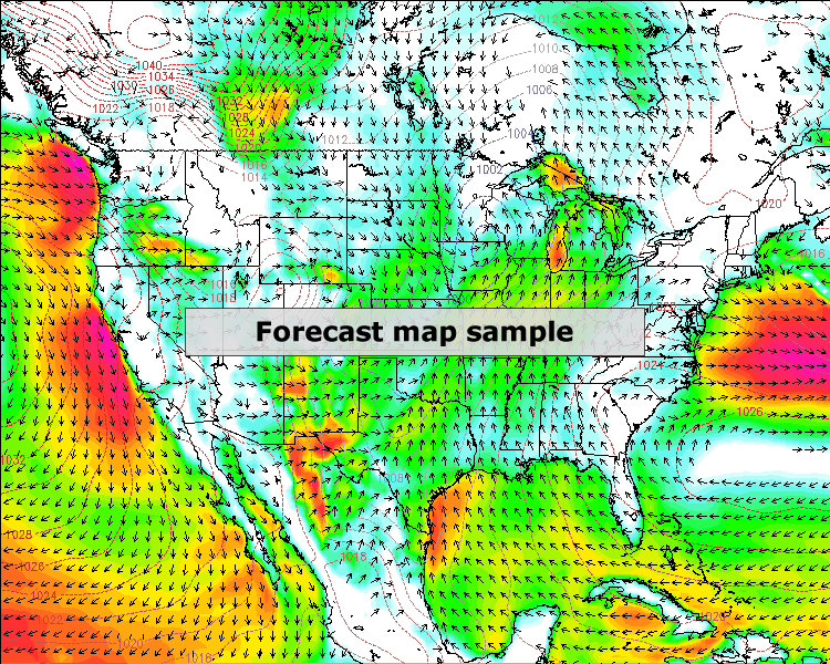 forecast map