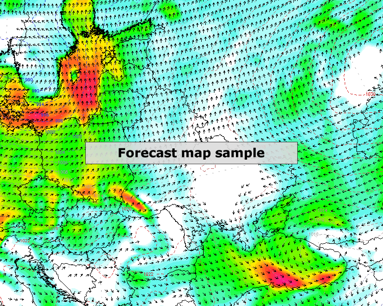 forecast map