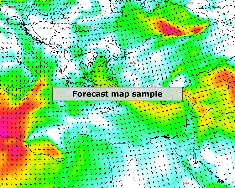 forecast map