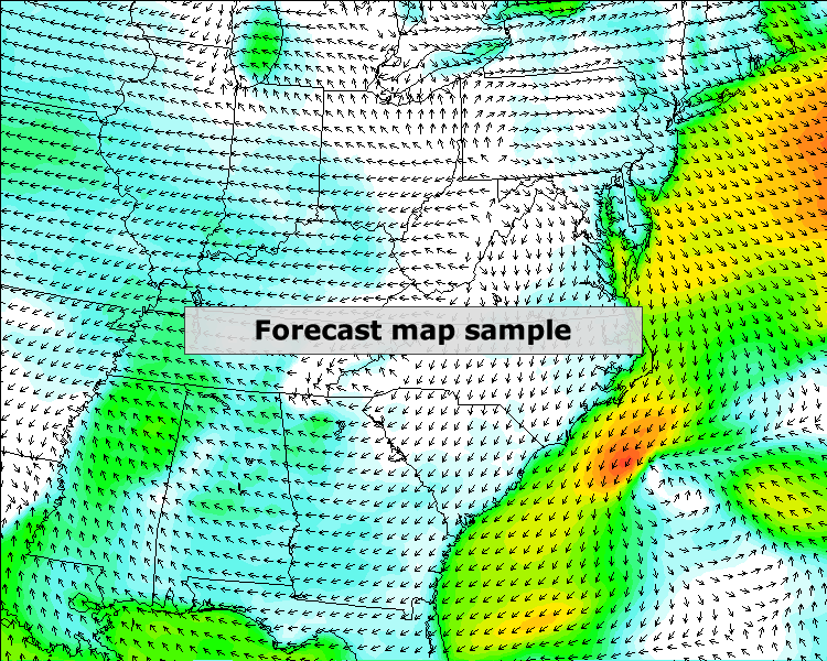 forecast map