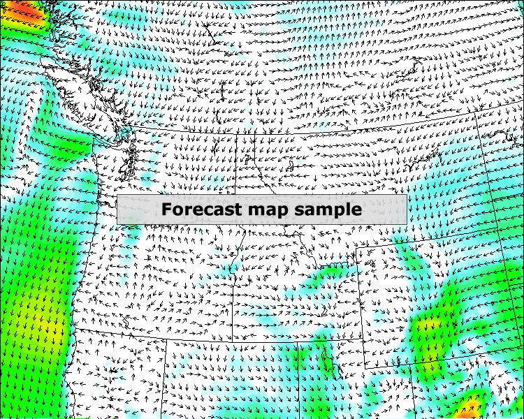 forecast map