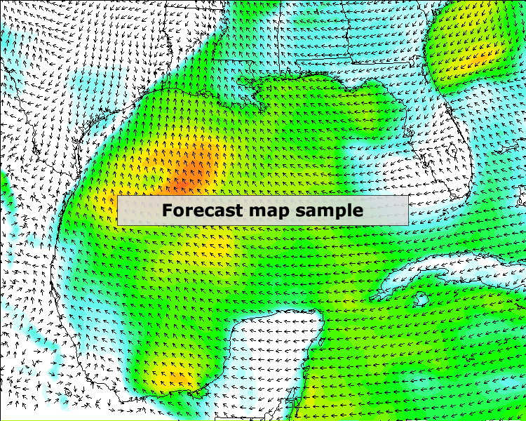 forecast map