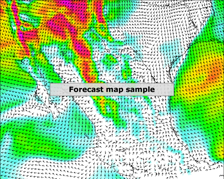 forecast map