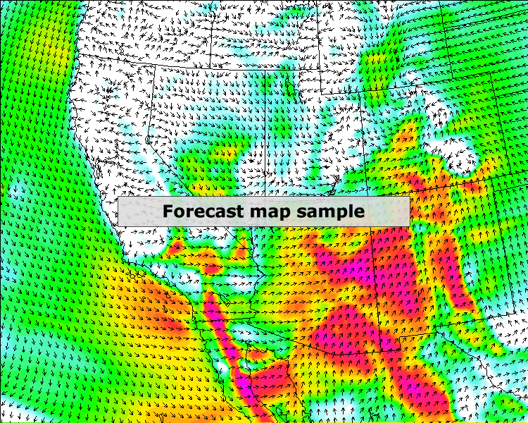 forecast map