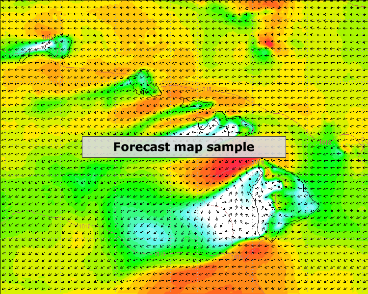 forecast map