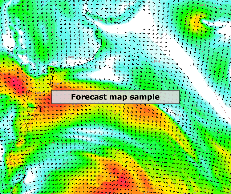 forecast map
