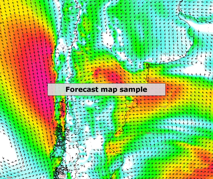 forecast map