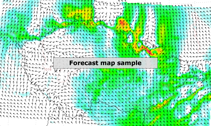 forecast map