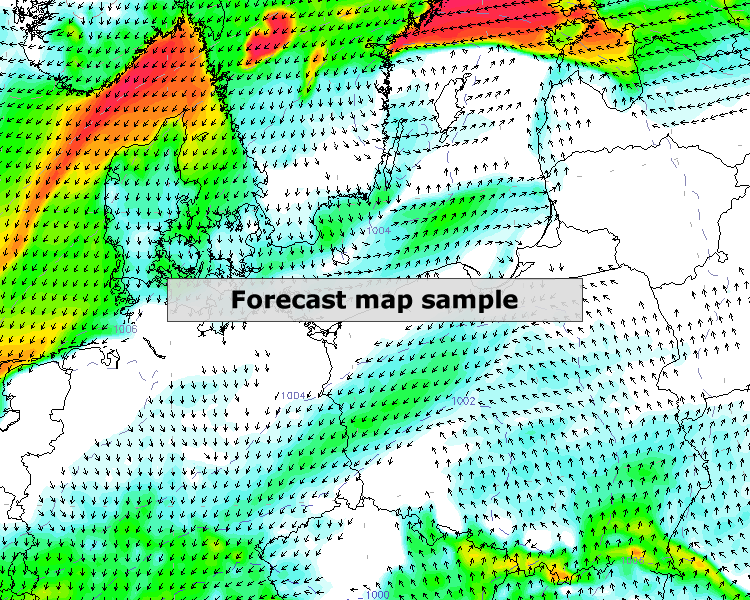 forecast map