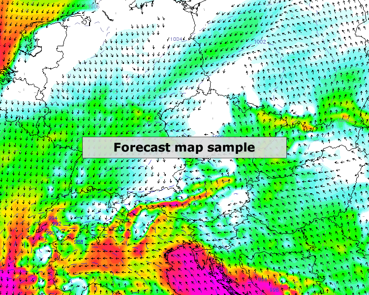forecast map