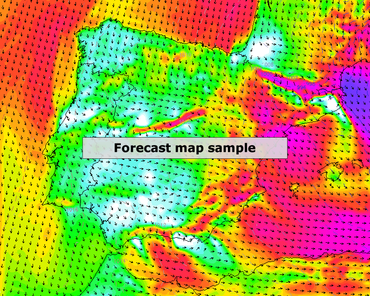 forecast map
