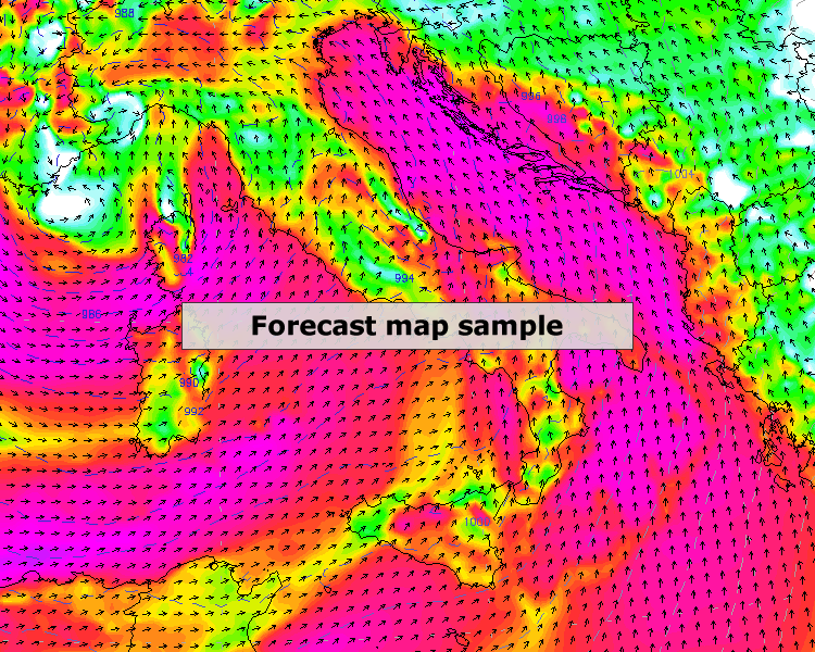 forecast map