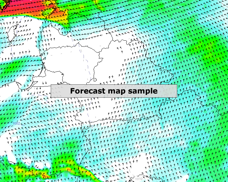 forecast map