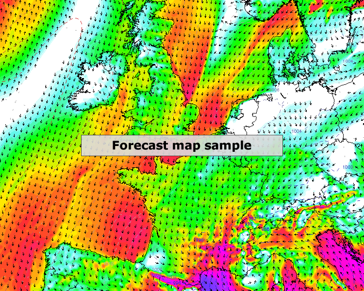forecast map