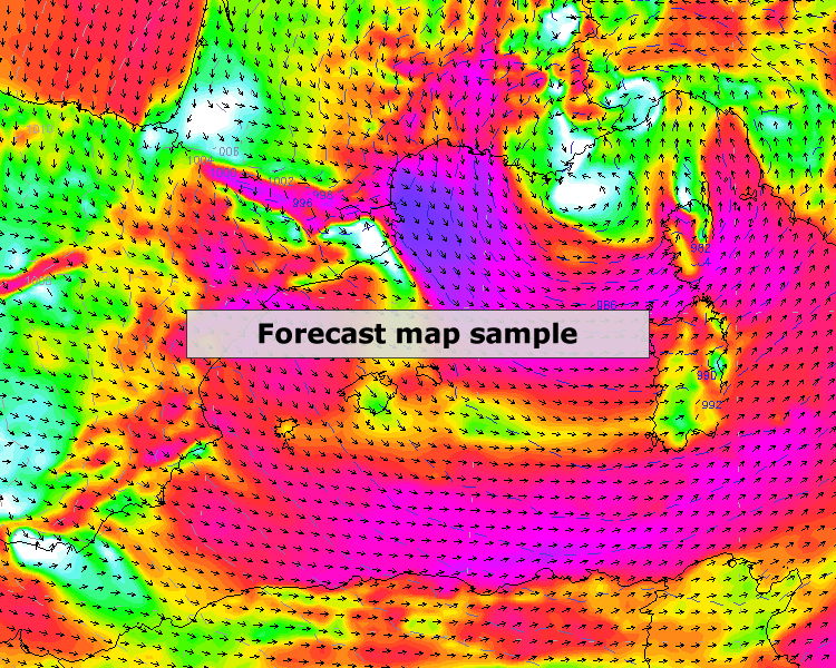 forecast map