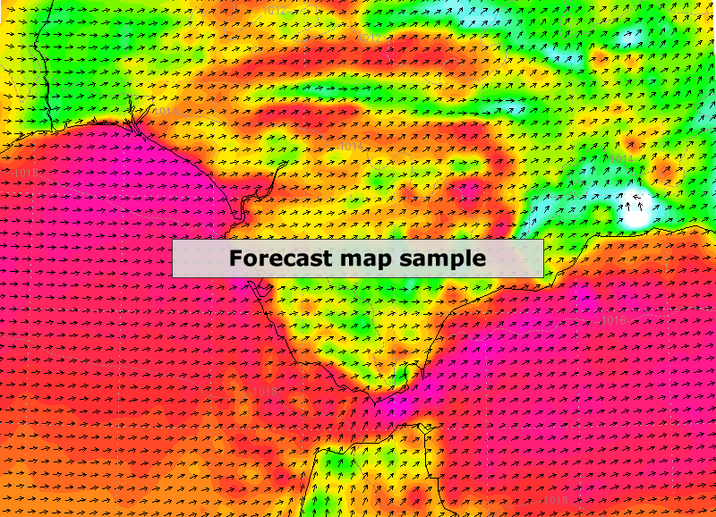 forecast map