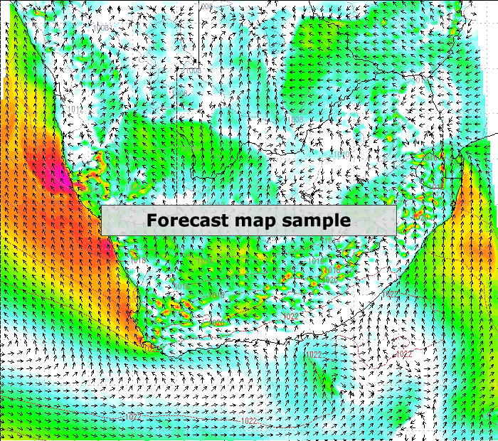forecast map